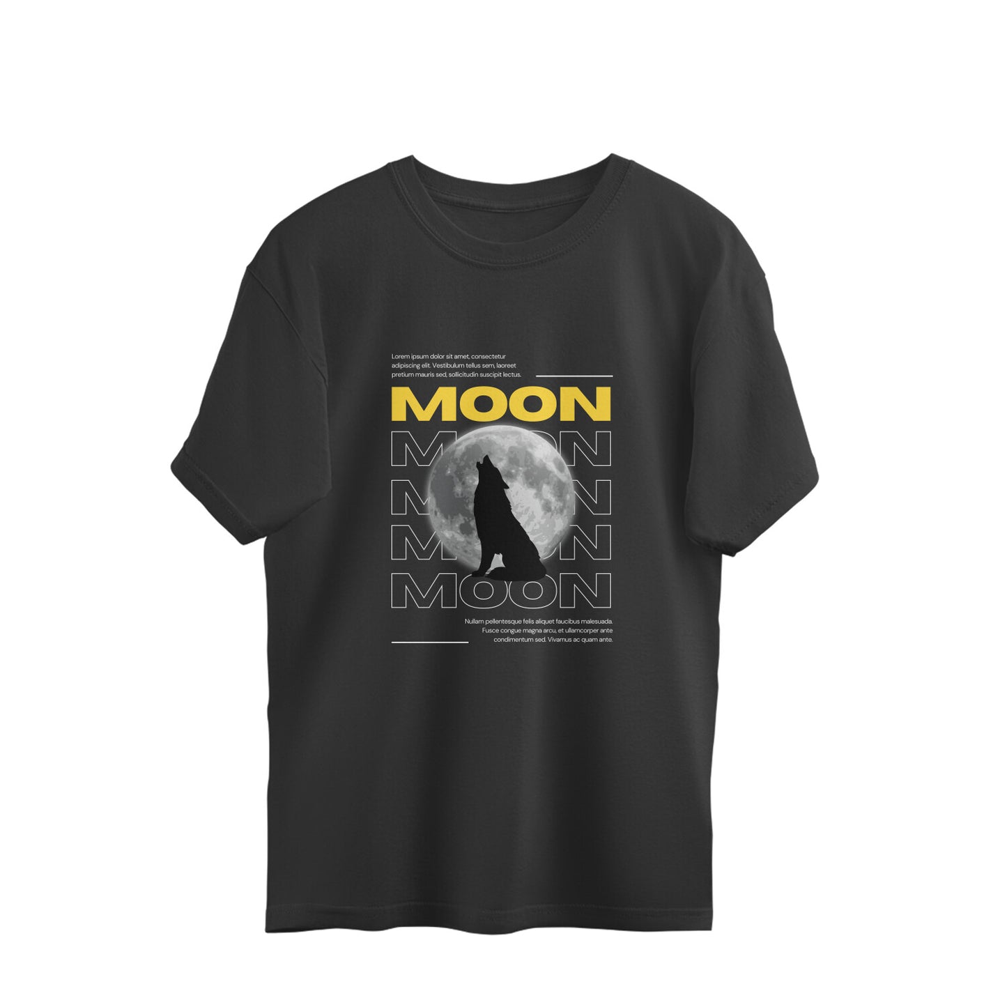 Moon - Men's - Oversized Tshirts