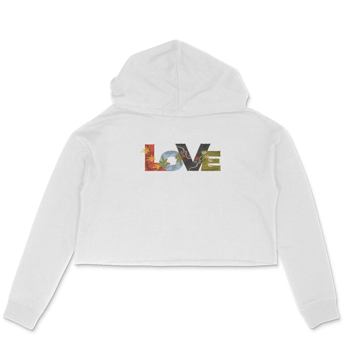 Love - Women's - Cropped Hoodie