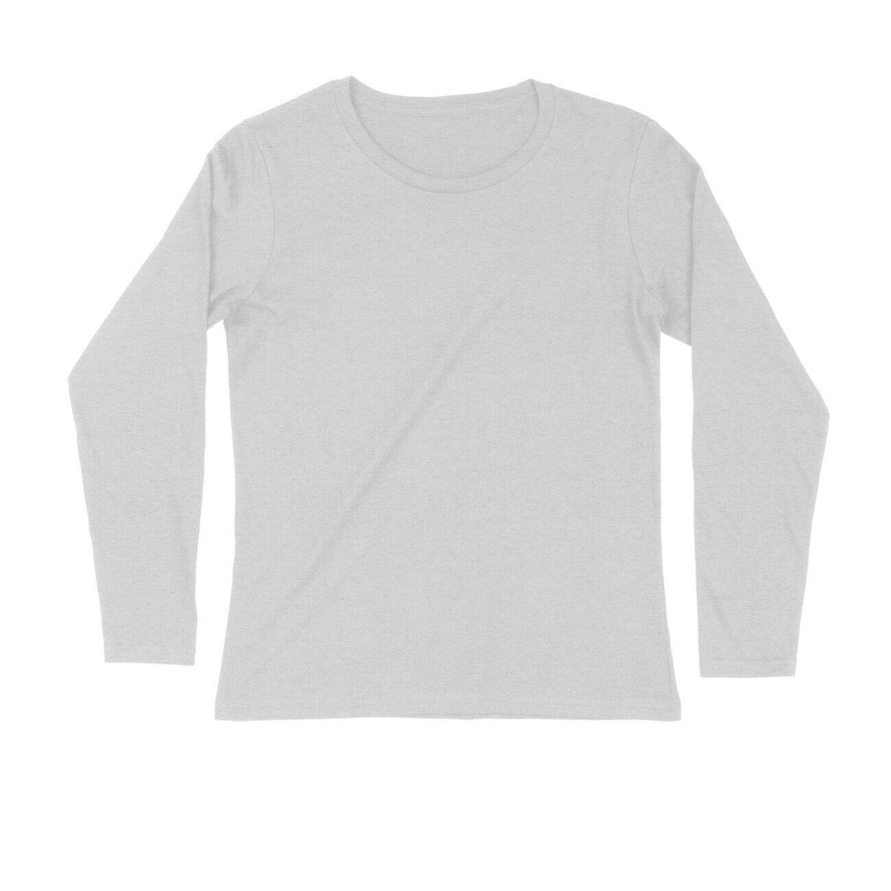 Men's Plain Full Sleeves T-Shirt Clothing Printrove Melange Grey S 