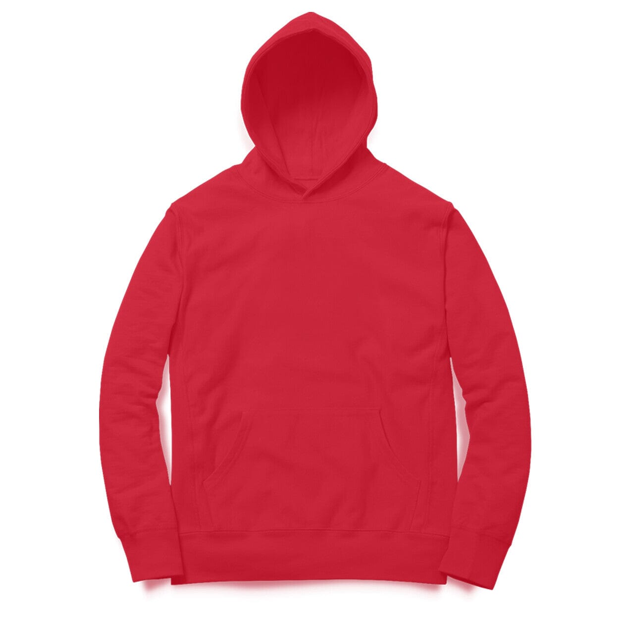 Men's Plain Hoodies Clothing Printrove Red XS 