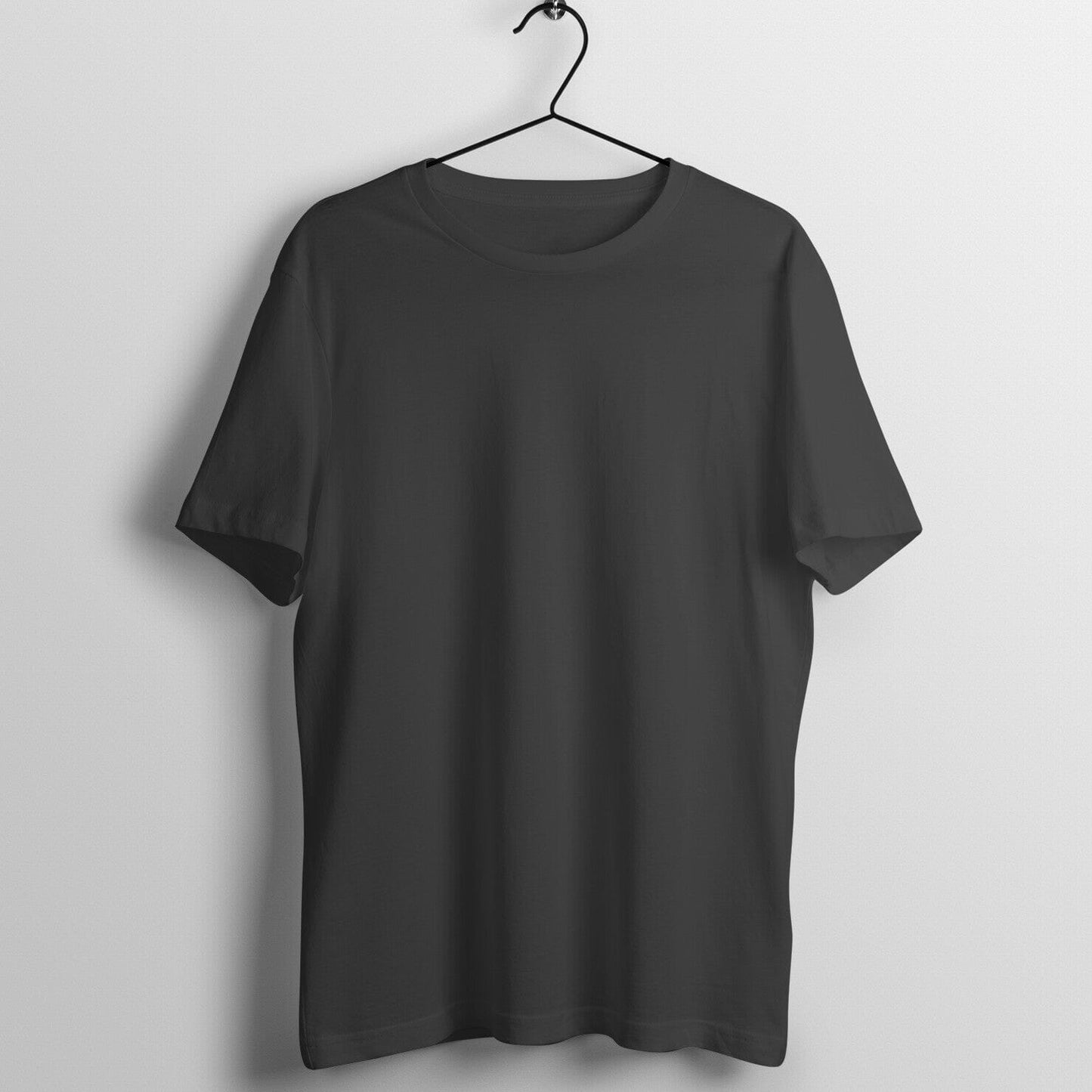 Men's Plain T-Shirt Clothing Printrove Black S 