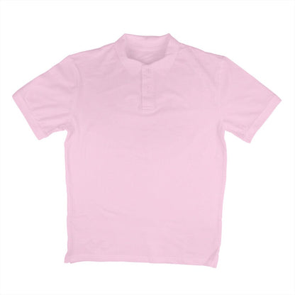 Men's Polo Plain T-shirts Clothing Printrove Light Pink S 