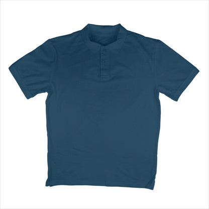 Men's Polo Plain T-shirts Clothing Printrove Navy Blue S 