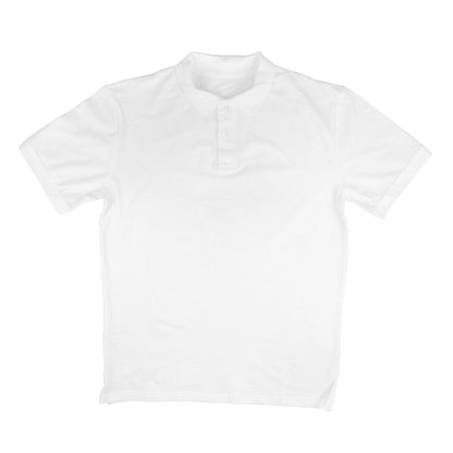 Men's Polo Plain T-shirts Clothing Printrove White S 