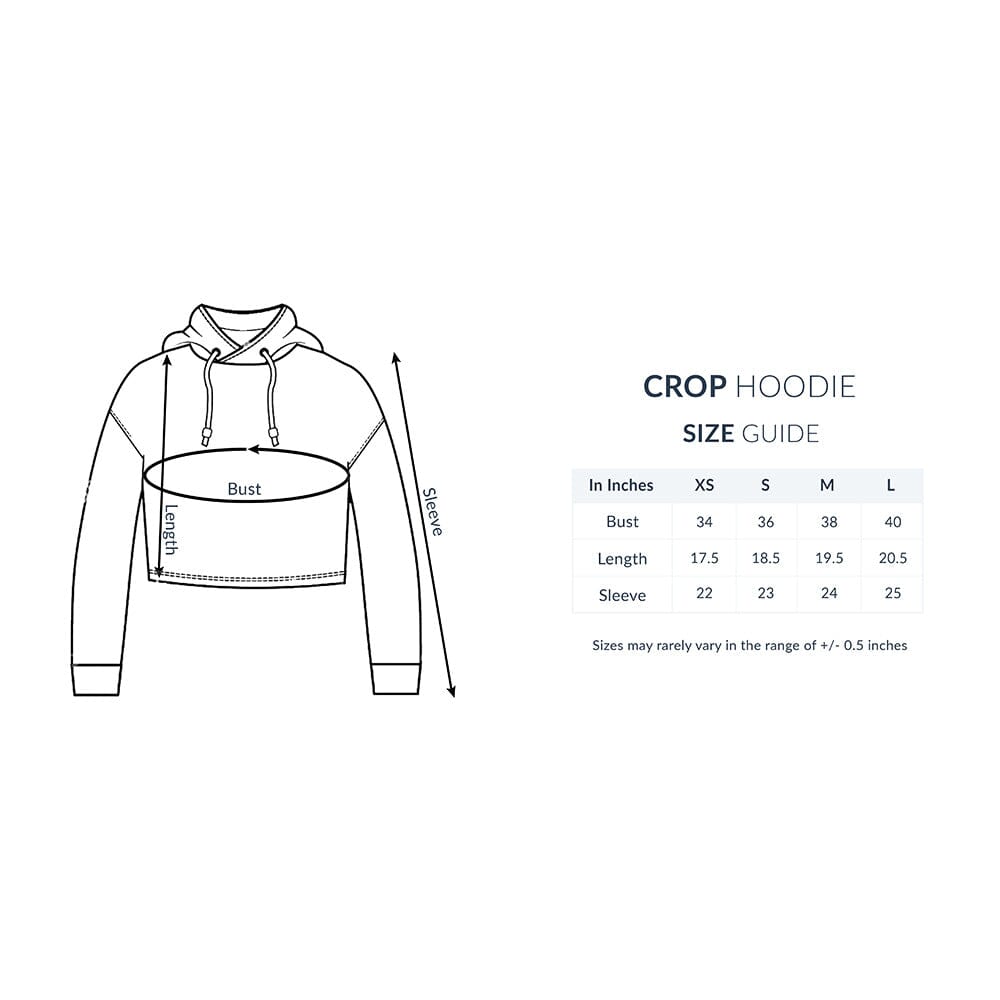 Women's Plain Crop Hoodies Clothing Printrove 