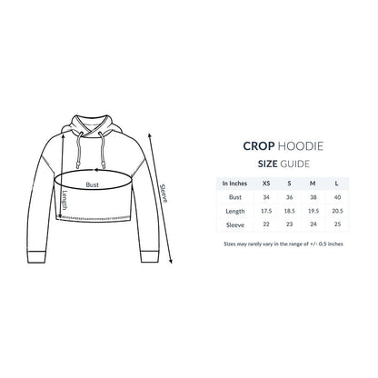 Women's Plain Crop Hoodies Clothing Printrove 