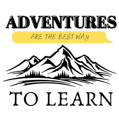 Adventure Is The Best Way To Learn - Crop Top Clothing Printrove 