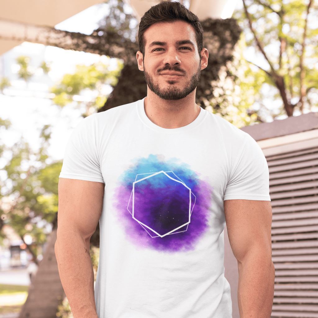 Dark Galaxy Smoke T-Shirt Clothing Printrove White S 