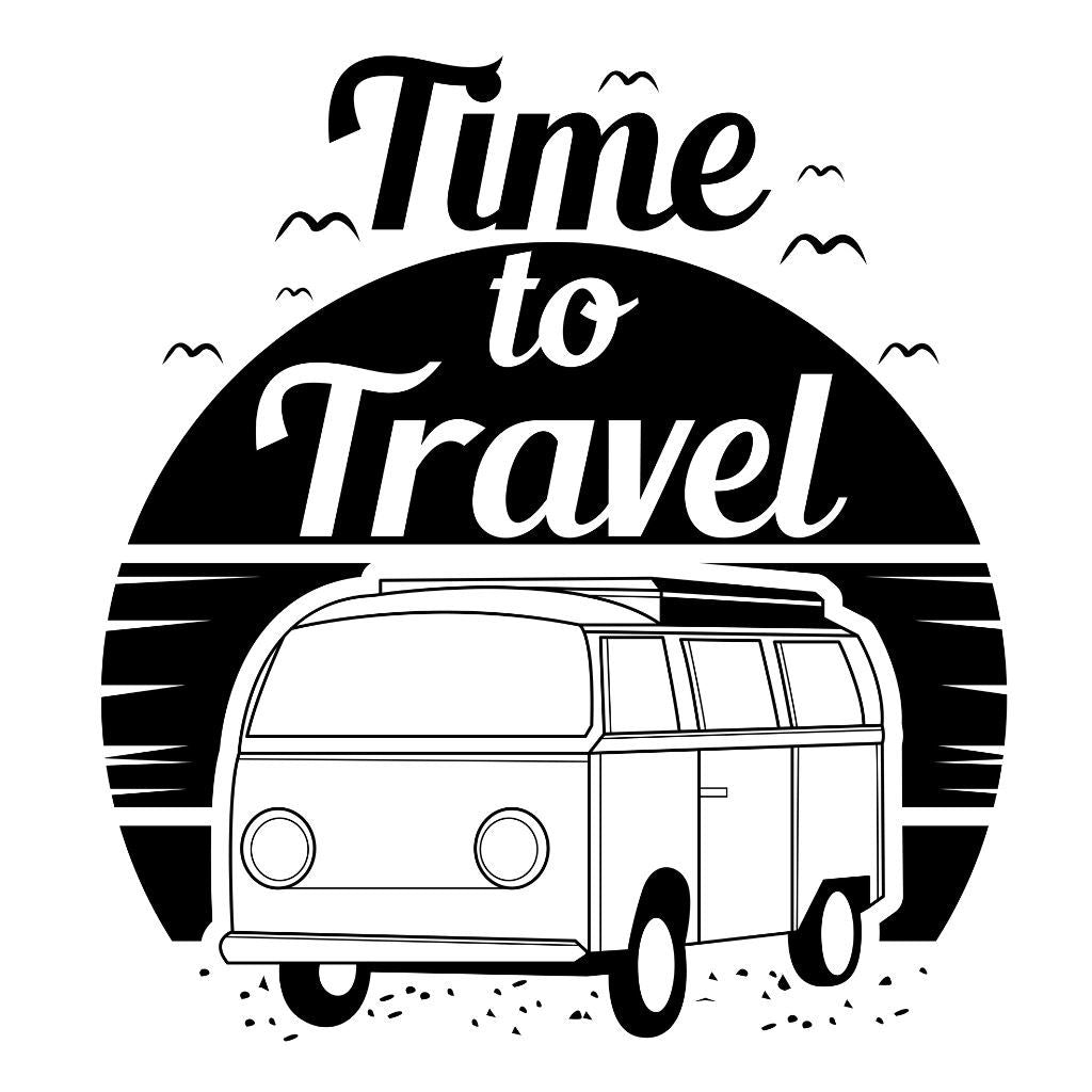 Time To Travel - Crop Top Clothing Printrove 