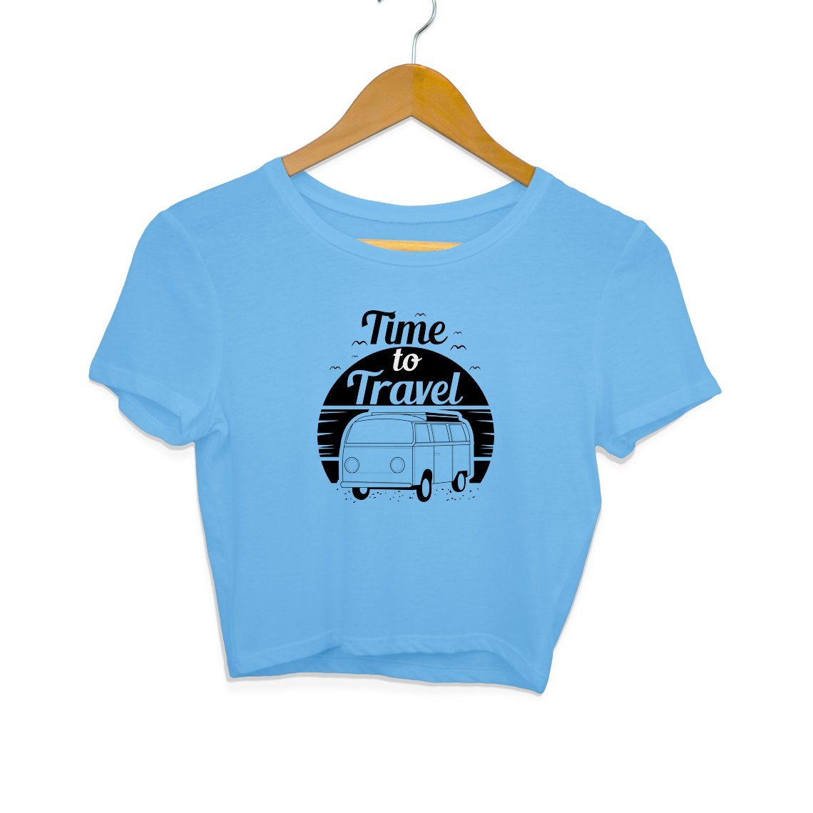 Time To Travel Clothing Printrove Sky Blue S 